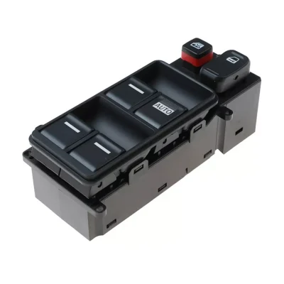 Honda Accord master window switch with four window buttons and lock controls