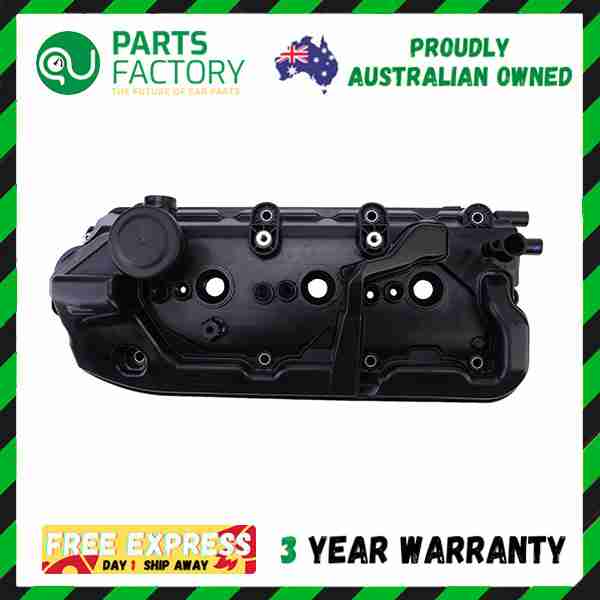 Right Amarok 3.0L V6 rocker cover showing the round breather housing, injector openings and mounting points
