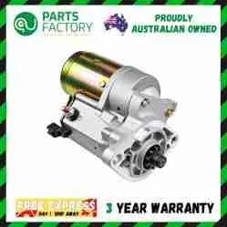 Toyota 1KD starter motor for Hilux Hiace and Prado turbo diesel models, Parts Factory Australia branded image