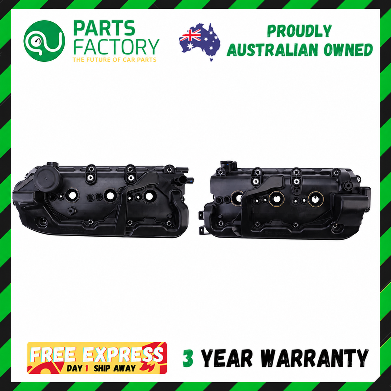 VW Amarok V6 rocker cover pair with left and right 3.0 TDI covers