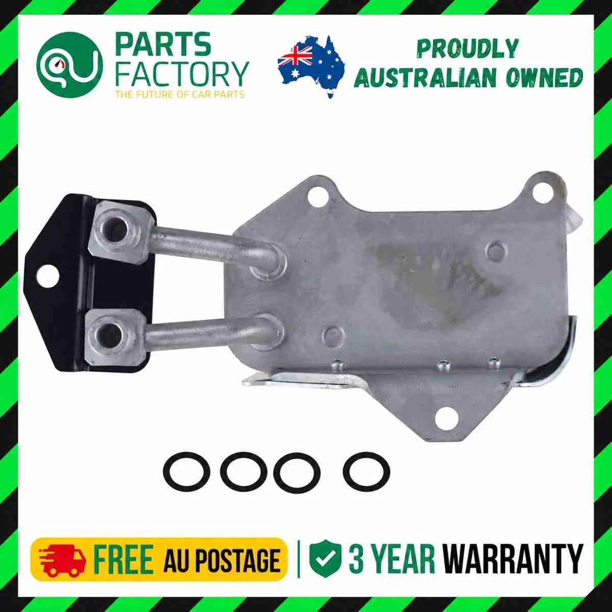 Ford Ranger PX transmission oil cooler reference photo in the Parts Factory Australia frame