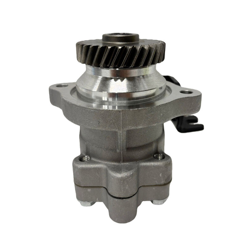 Nissan Patrol GU ZD30 power steering pump, rear view showing gear and pump housing