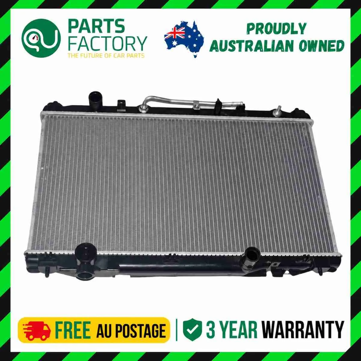 Toyota Camry ACV40 radiator reference photo in the Parts Factory Australia frame