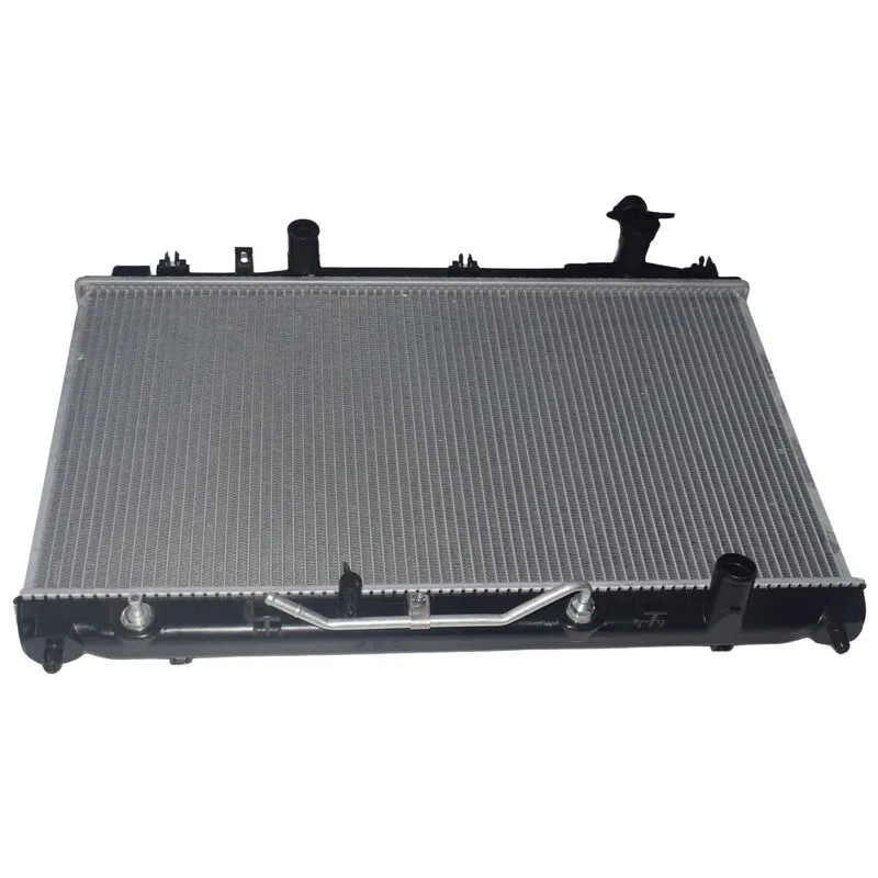 Toyota Camry ACV40 radiator, opposite angled view showing tanks and mounting points