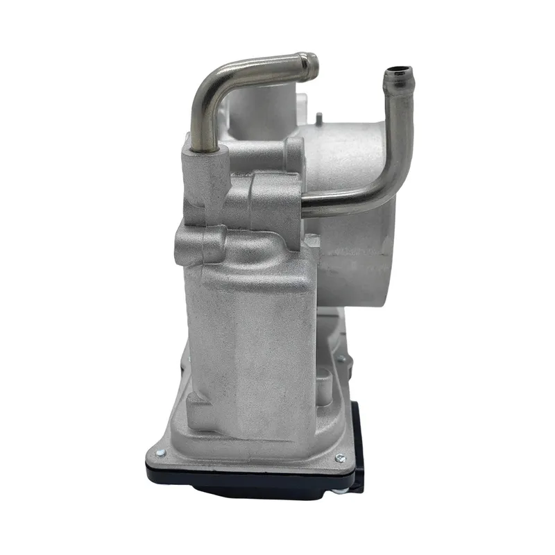 Toyota Hiace H200 throttle body, opposite side view showing both metal pipe connections